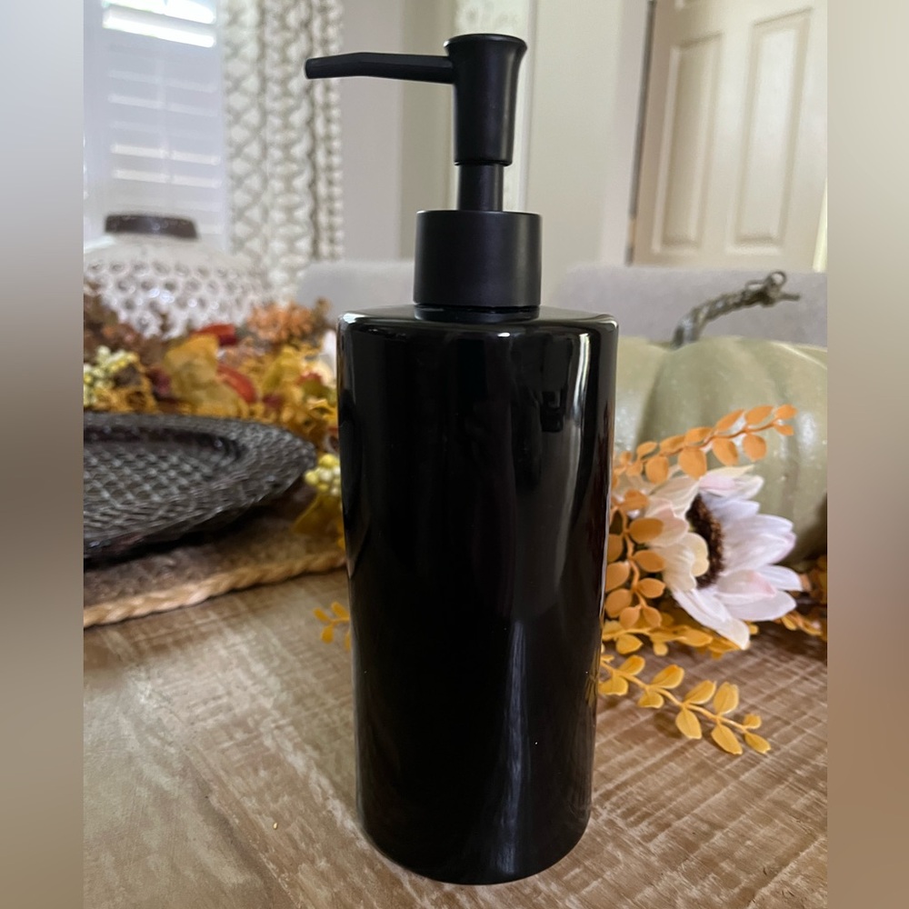 Rae Dunn Black 'Spooky' Soap Dispenser - Picture 3 of 5